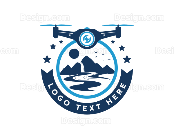 Mountain Drone Camera Logo