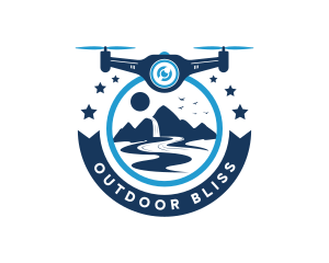 Mountain Drone Camera logo design