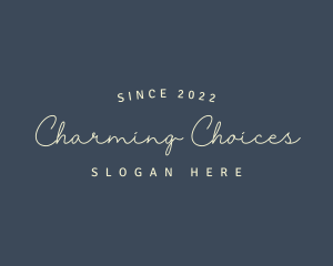 Simple Cursive Style logo