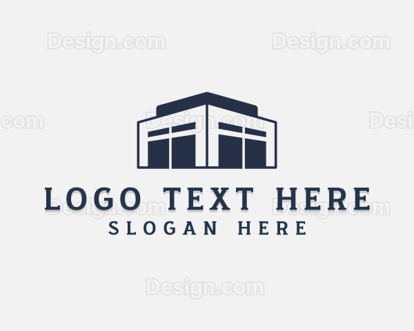Logistics Storage Building Logo