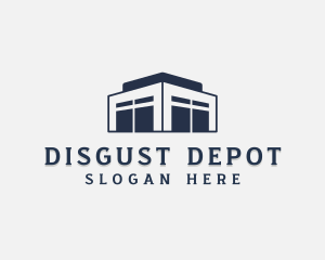 Logistics Storage Building logo design