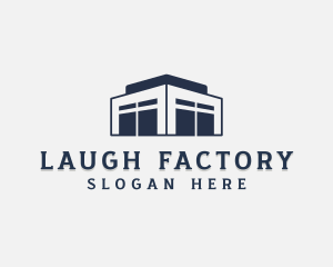 Logistics Storage Building logo design