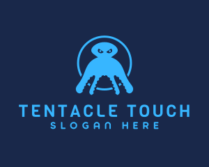 Octopus Tentacles Creature logo