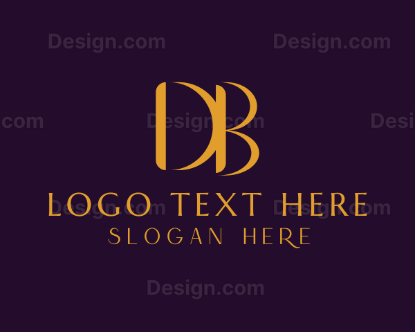 Premium Luxury Letter DB Company Logo