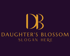 Premium Luxury Letter DB Company logo design