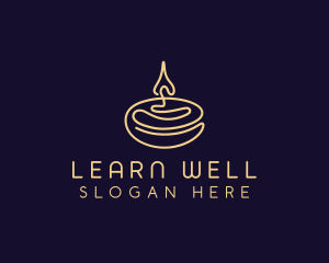 Candle Wellness Spa logo design