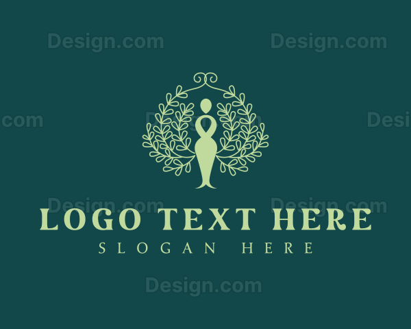 Elegant Lady Tree Logo