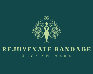 Elegant Lady Tree  logo design