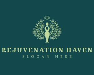 Elegant Lady Tree  logo design