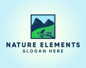 Nature Postage Stamp logo design