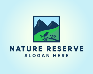 Nature Postage Stamp logo design