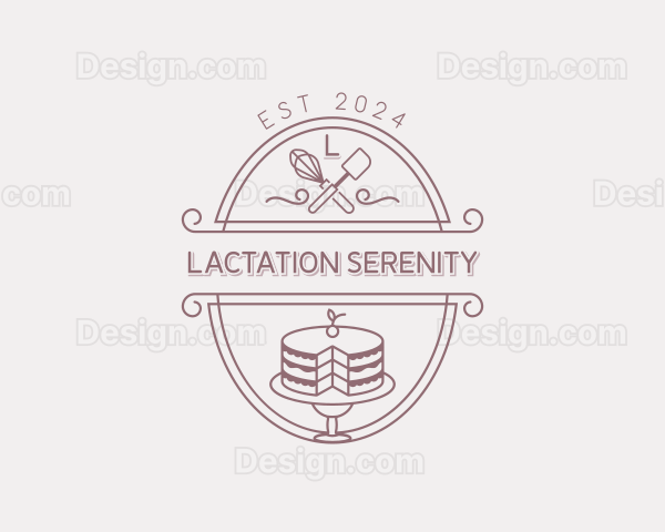 Dessert Cake Baking Logo