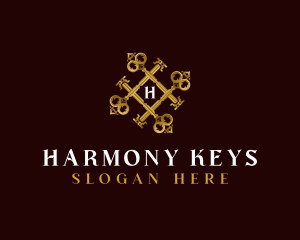 Luxury Realty Key logo design