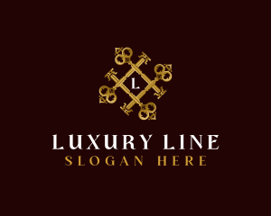 Luxury Realty Key logo design