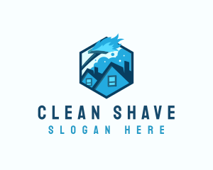 Residential Cleaning Maintenance logo design