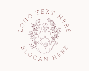 Nature Naked Woman  logo