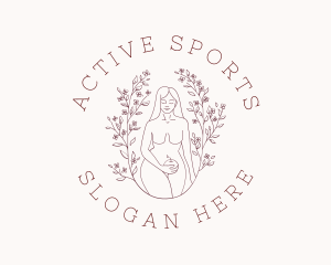 Nature Naked Woman  logo