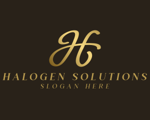 Elegant Boutique Letter H logo design