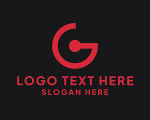 Modern Letter G Timer logo