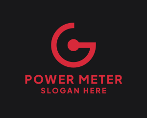 Modern Letter G Timer logo