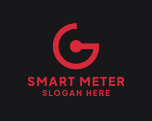 Modern Letter G Timer logo