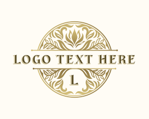 Luxury Floral Ornament logo