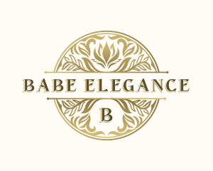 Luxury Floral Ornament logo design