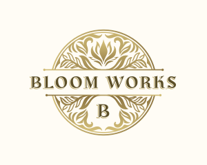 Luxury Floral Ornament logo design