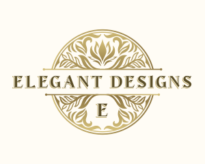 Luxury Floral Ornament logo design