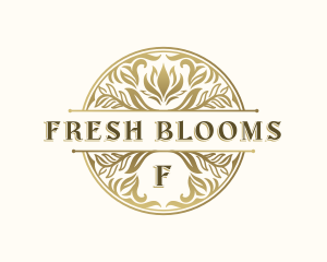 Luxury Floral Ornament logo design