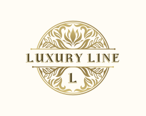 Luxury Floral Ornament logo design