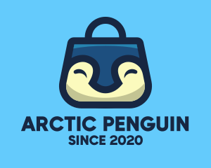 Happy Penguin Bag logo design