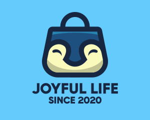 Happy Penguin Bag logo design