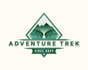 Mountain Forest Adventure logo design