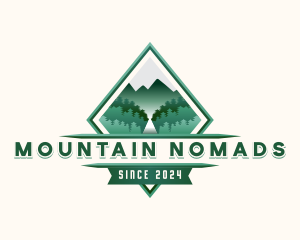 Mountain Forest Adventure logo design