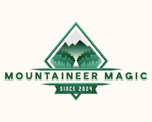 Mountain Forest Adventure logo design