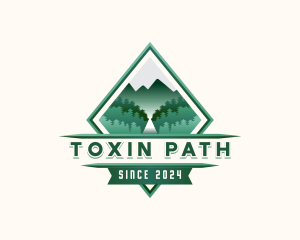 Mountain Forest Adventure logo design