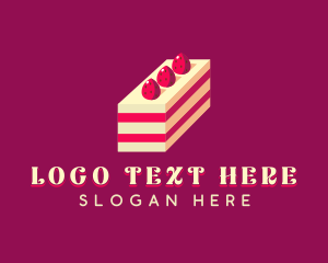 Strawberry Cake Dessert logo