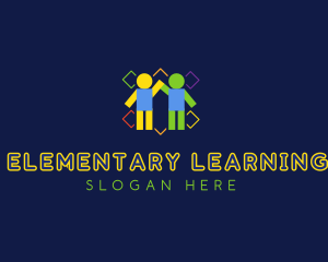 Kids Daycare Learning Center logo design