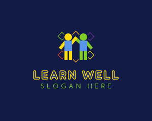 Kids Daycare Learning Center logo design