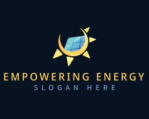 Sun Energy Panel logo design