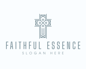 Religion Cross Faith logo