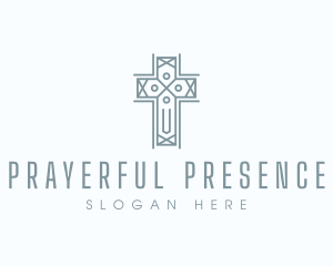 Religion Cross Faith logo design