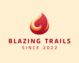 Flame Blazing Heat logo