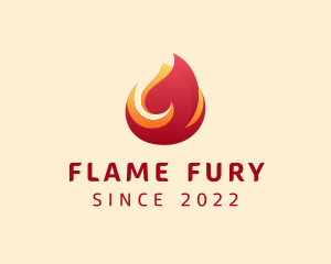 Flame Blazing Heat logo