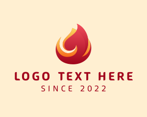 Flame Blazing Heat logo