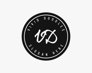 Classic Retro Circle Boutique logo design