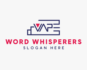 Vape Smoke Word logo design