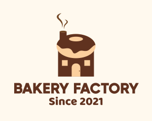 Donut House Factory logo design