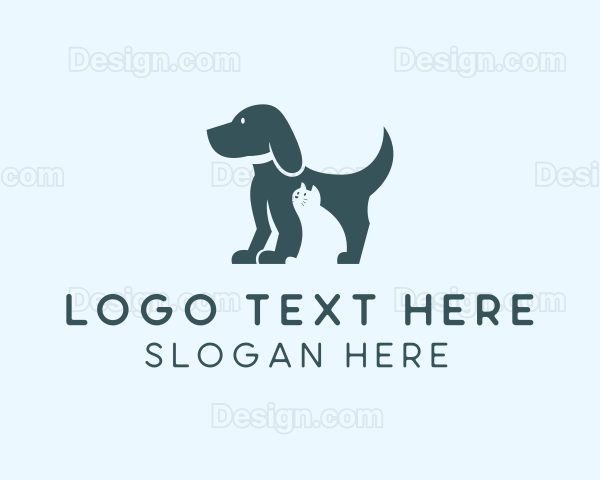 Pet Care Dog Cat Logo